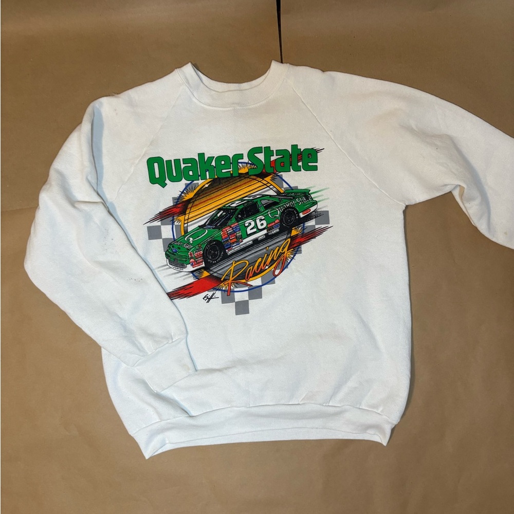 White Racing Sweater - Picture 2 of 4